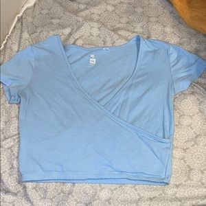 Blue cross top